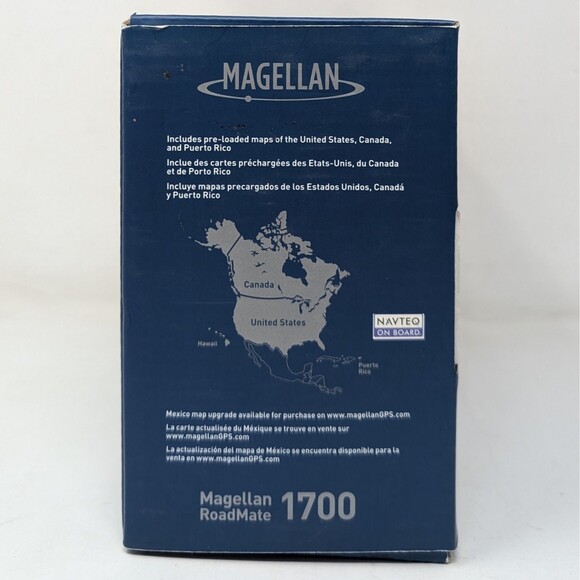 Magellan RoadMate 1700 GPS Receiver Navigation 7" Screen Works When Plugged In - Picture 14 of 16